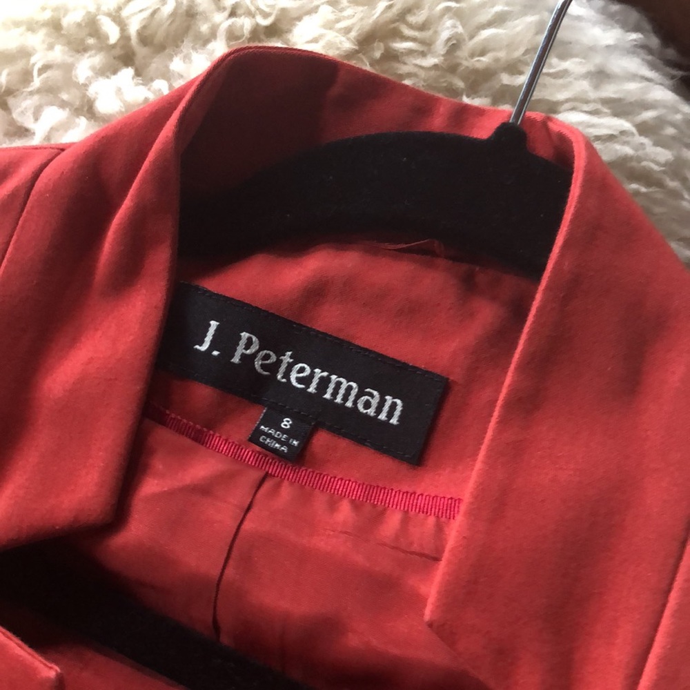 J. Peterman Dramatic Structured Short Jacket , Br… - image 3